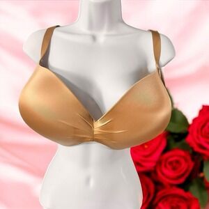 NEW With Tags Torrid Cacique Max Boost Plunge Bra In Nude/Beige Size 44DDD
